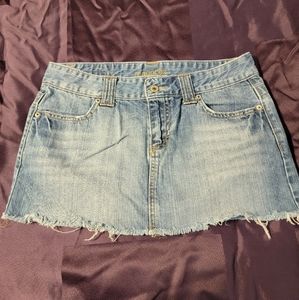 Maurices denim mini skirt size 7/8